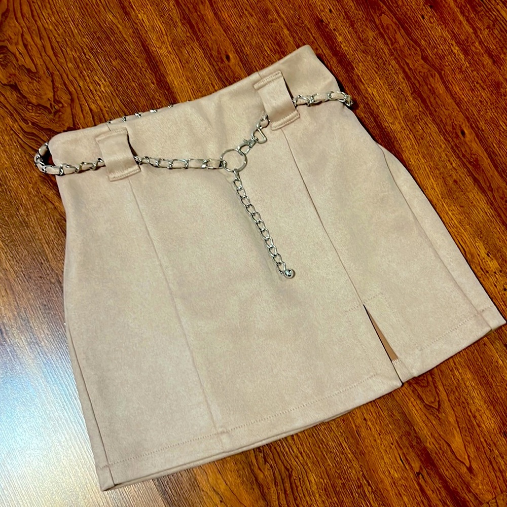 Women velour skirt